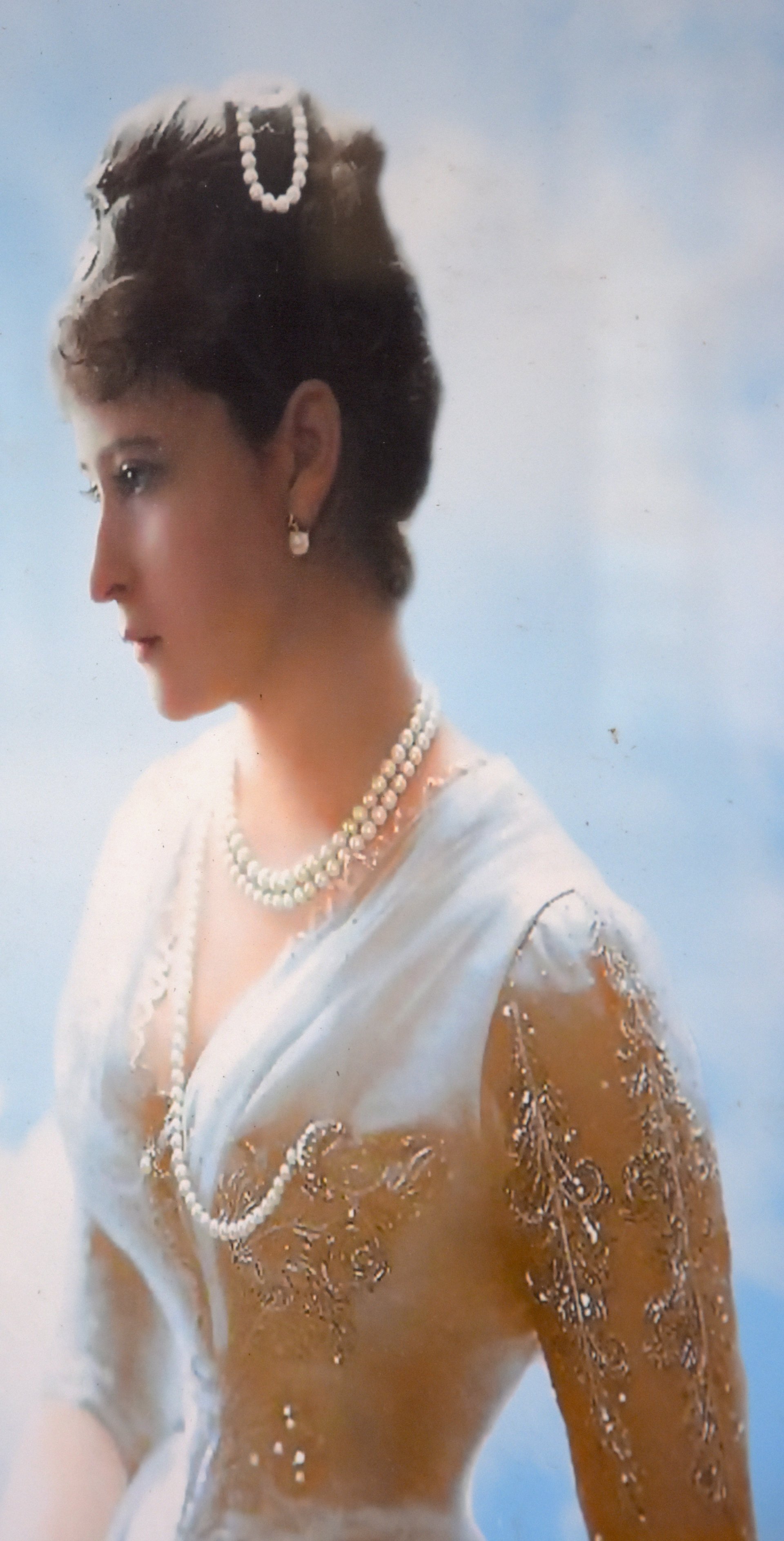 Grand Duchess Elizabeth Feodorovna, before becoming a nun, next to the chapel, Moscow, 2023