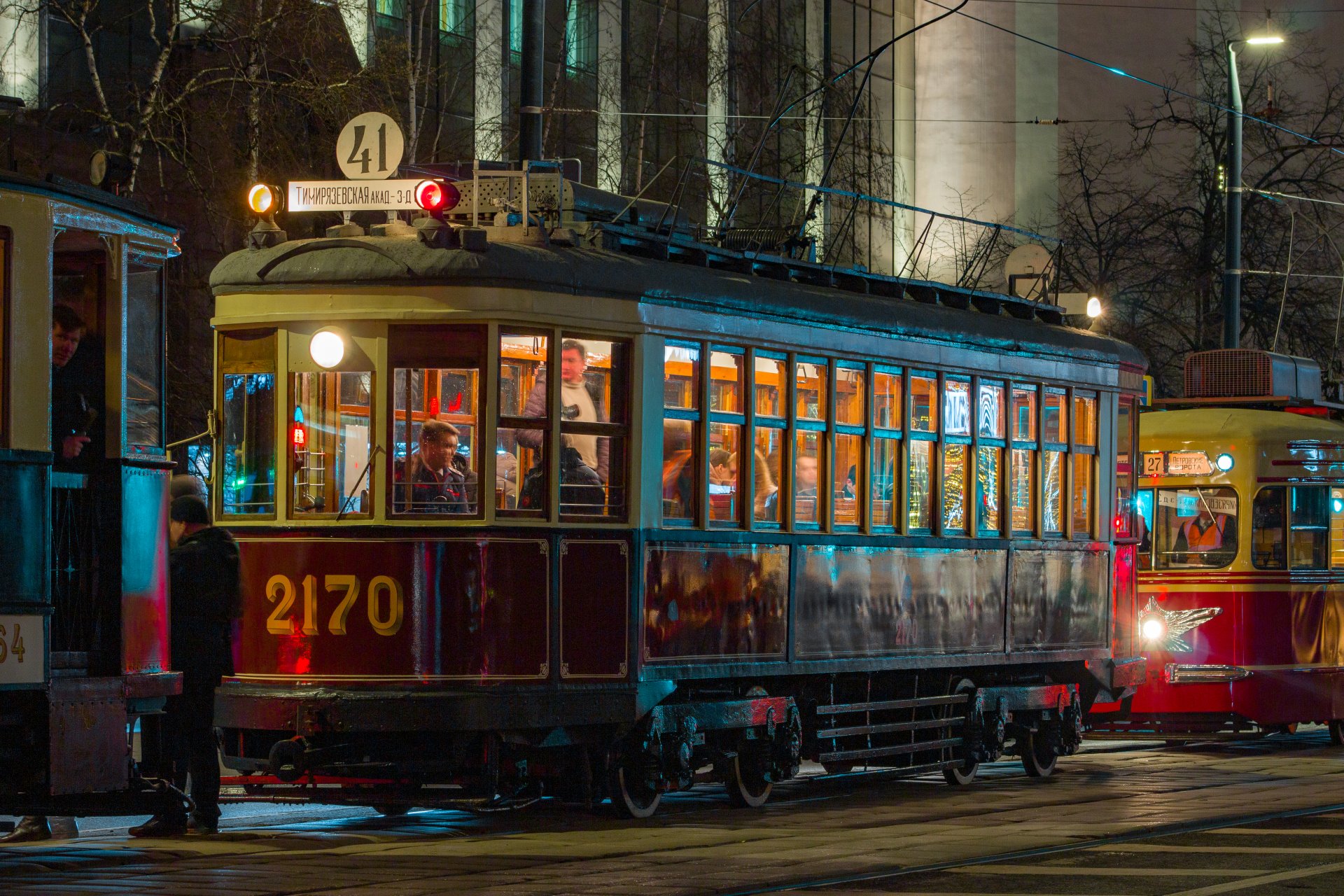Tram "KM" No. 2170 – produced in 1930 at the Kolomna plant. In 1979, he starred in the cult film "The Meeting Place cannot be changed", In addition, he also starred in other famous Soviet films such as "Cold Summer of the Fifty-third" and "Pokrovsky Gate".
