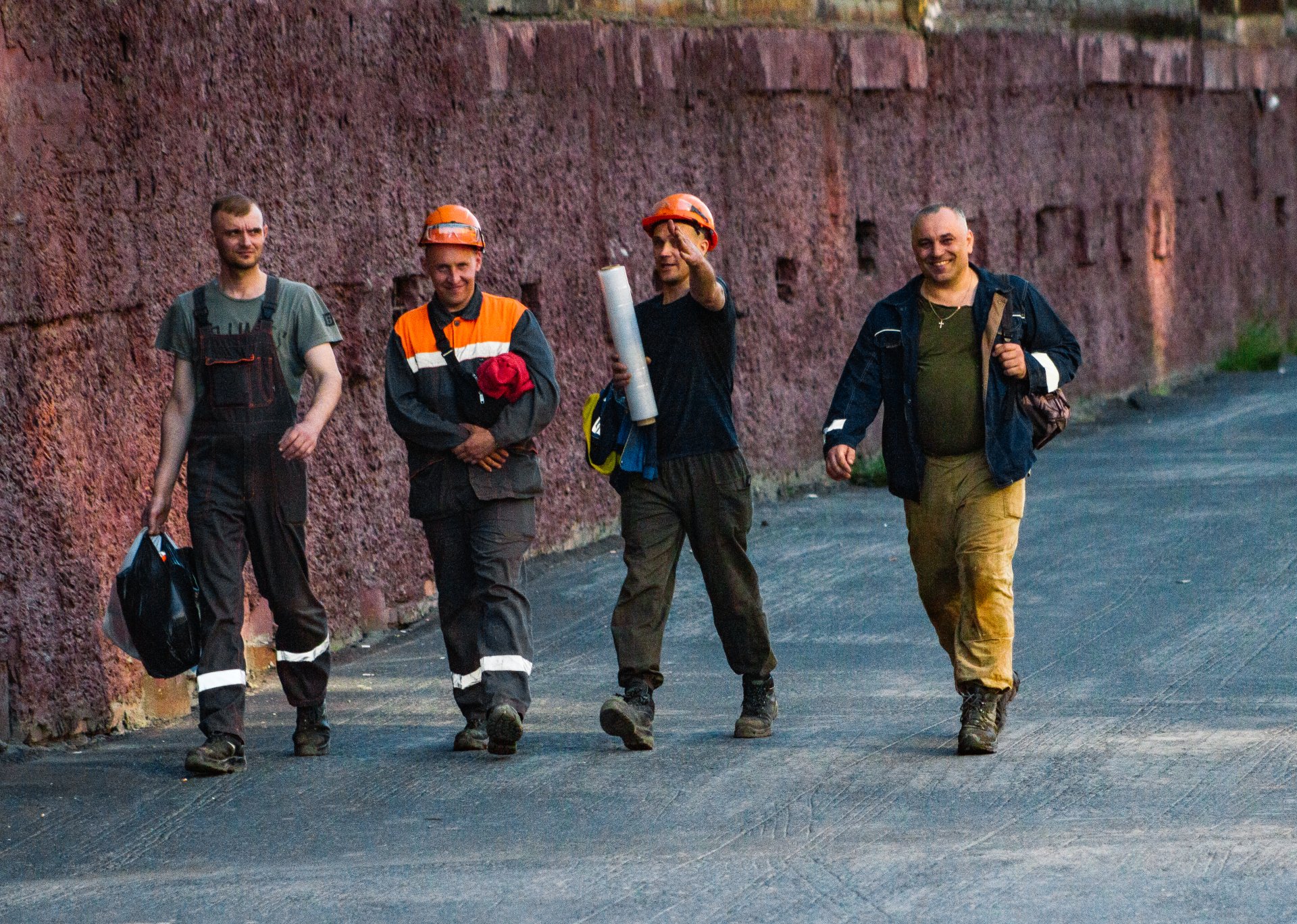 In Norilsk, almost the entire population of the city is employed in mining enterprises.