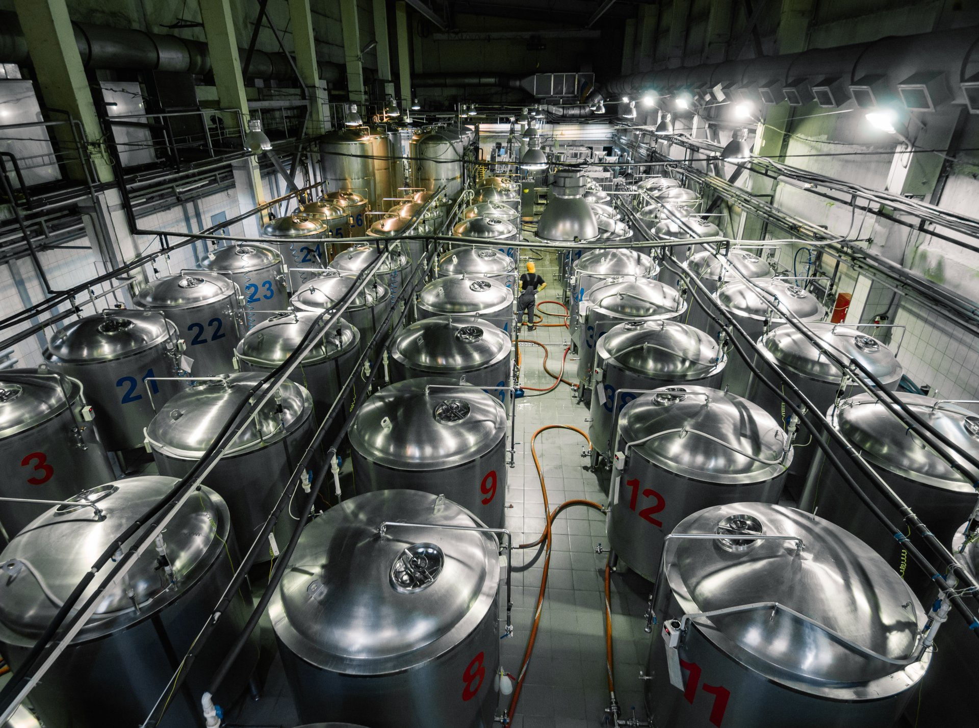 Production of Norilsk beer.