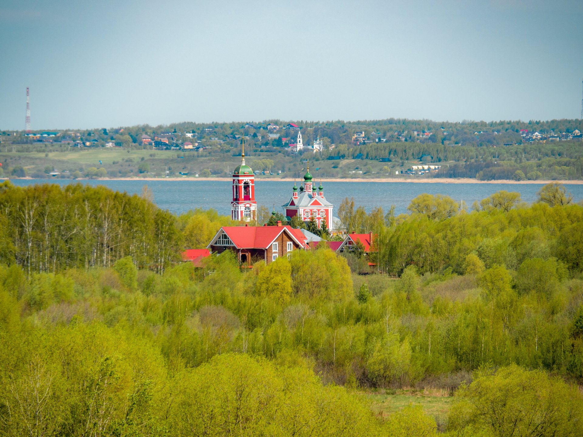 View of the Church of the Forty Martyrs, founded in the 18th century.