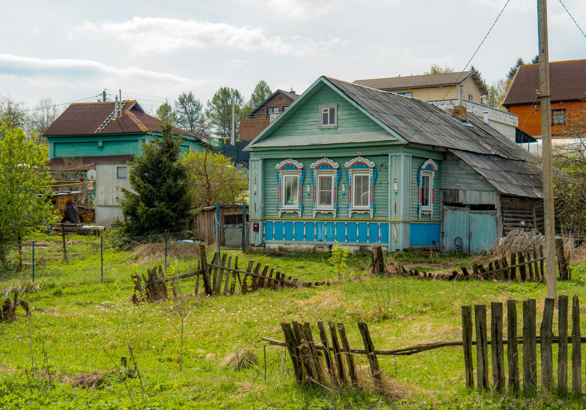 One of the classic wooden houses in Pereslavl-Zalessky.
