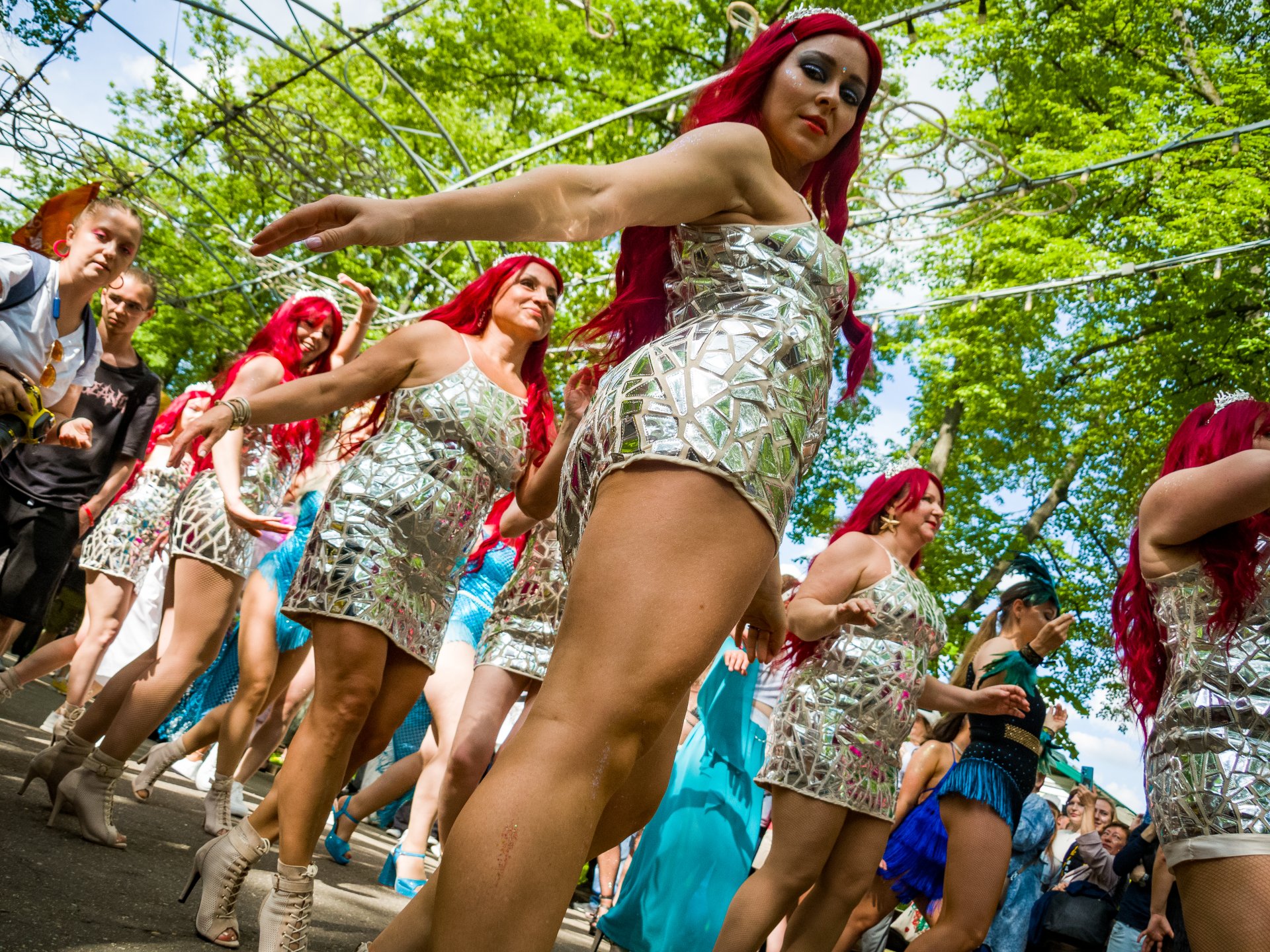 Moscow Samba Festival is such a small copy of the real Brazilian carnival.
