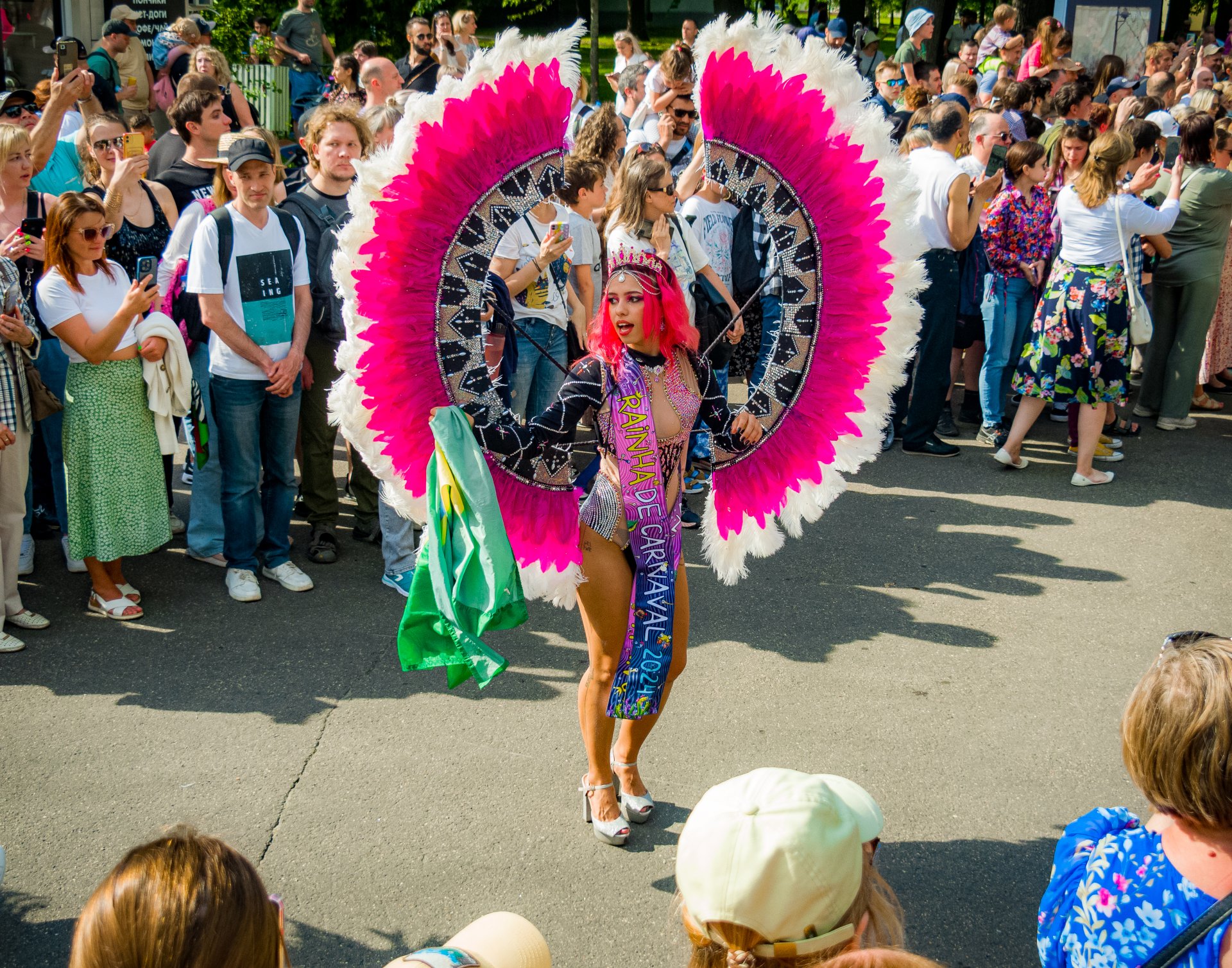 Carnival Queen Marcelle Bretas.