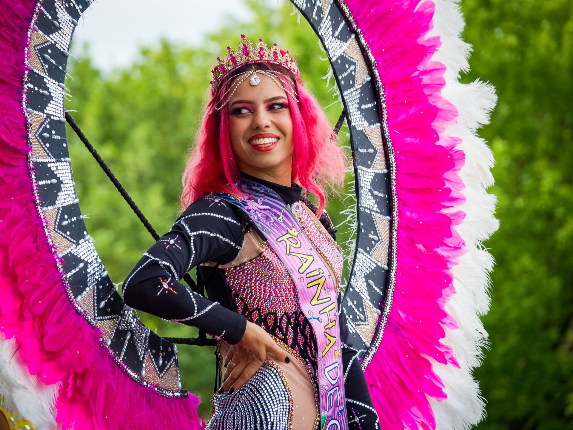 Carnival Queen Marcelle Bretas.