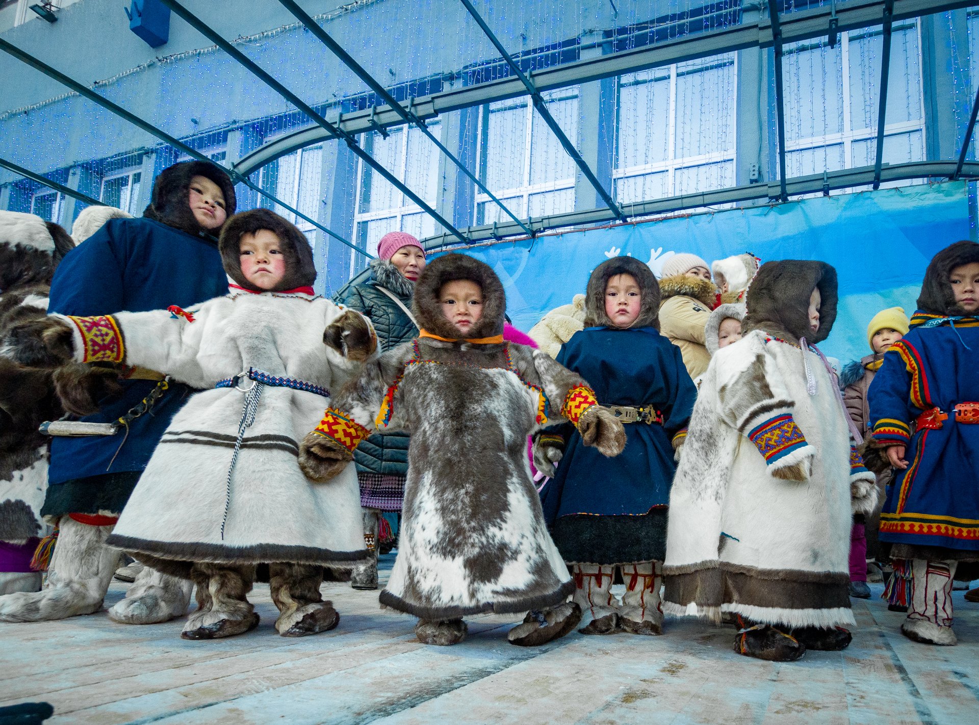 Competition for the best children's national costume among the indigenous peoples of the North.