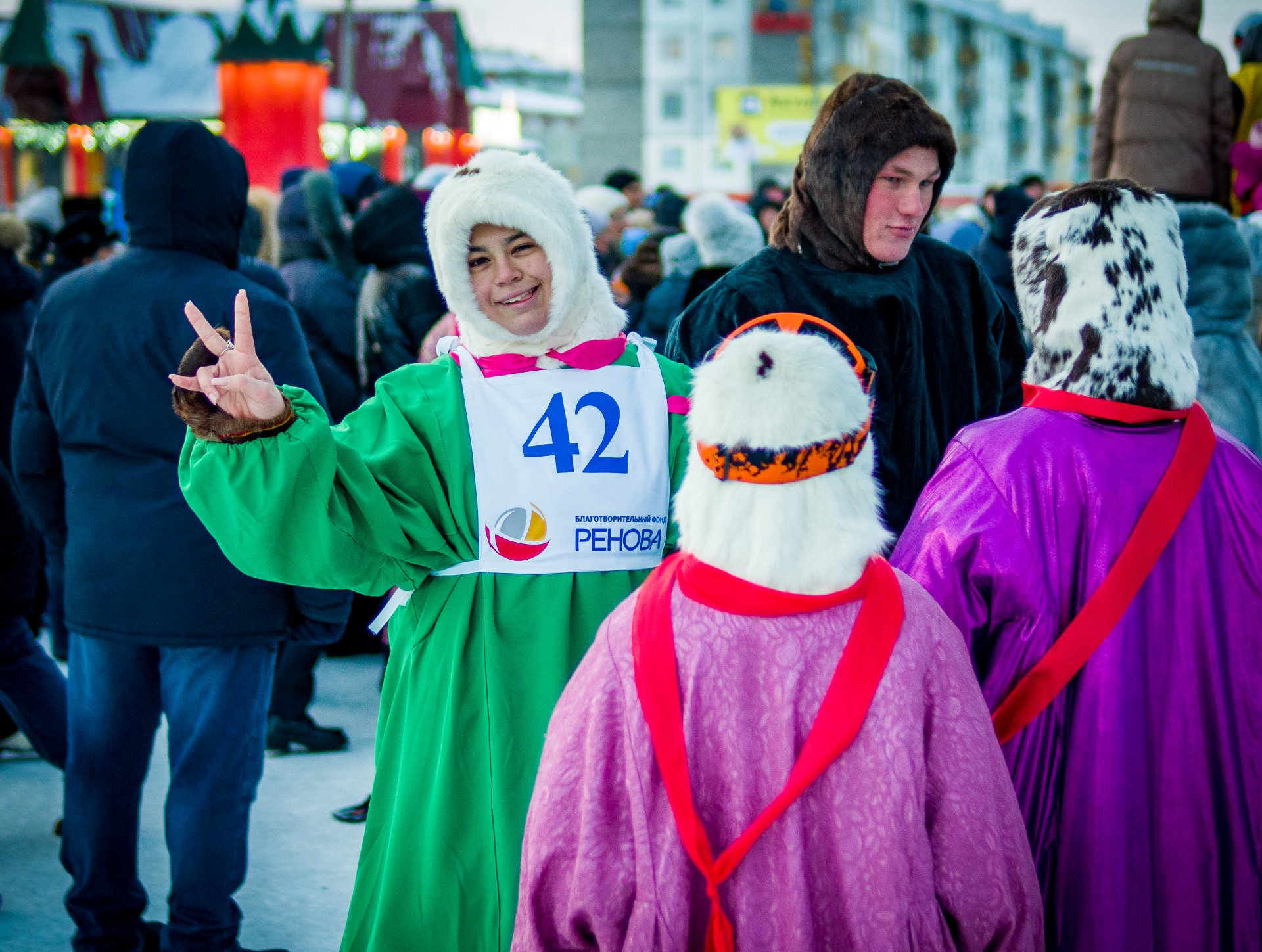 The Festival of the North is not only a sports competition among different tribes of reindeer herders but also an opportunity to find a future wife or husband. They have few opportunities in real life to meet, as they constantly migrate across the endless tundra, and one family can be hundreds of kilometers away from another.