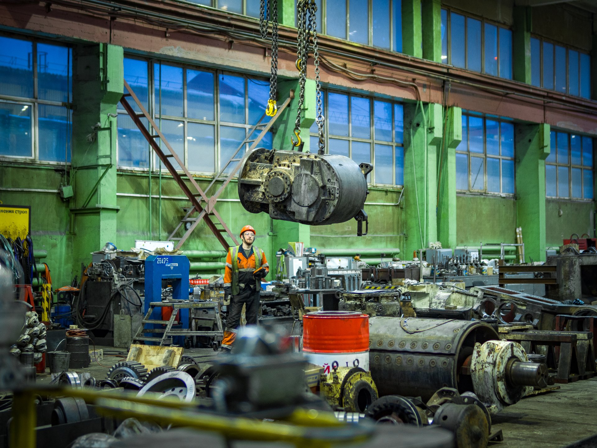 An employee of the Vorkuta Mechanical Plant