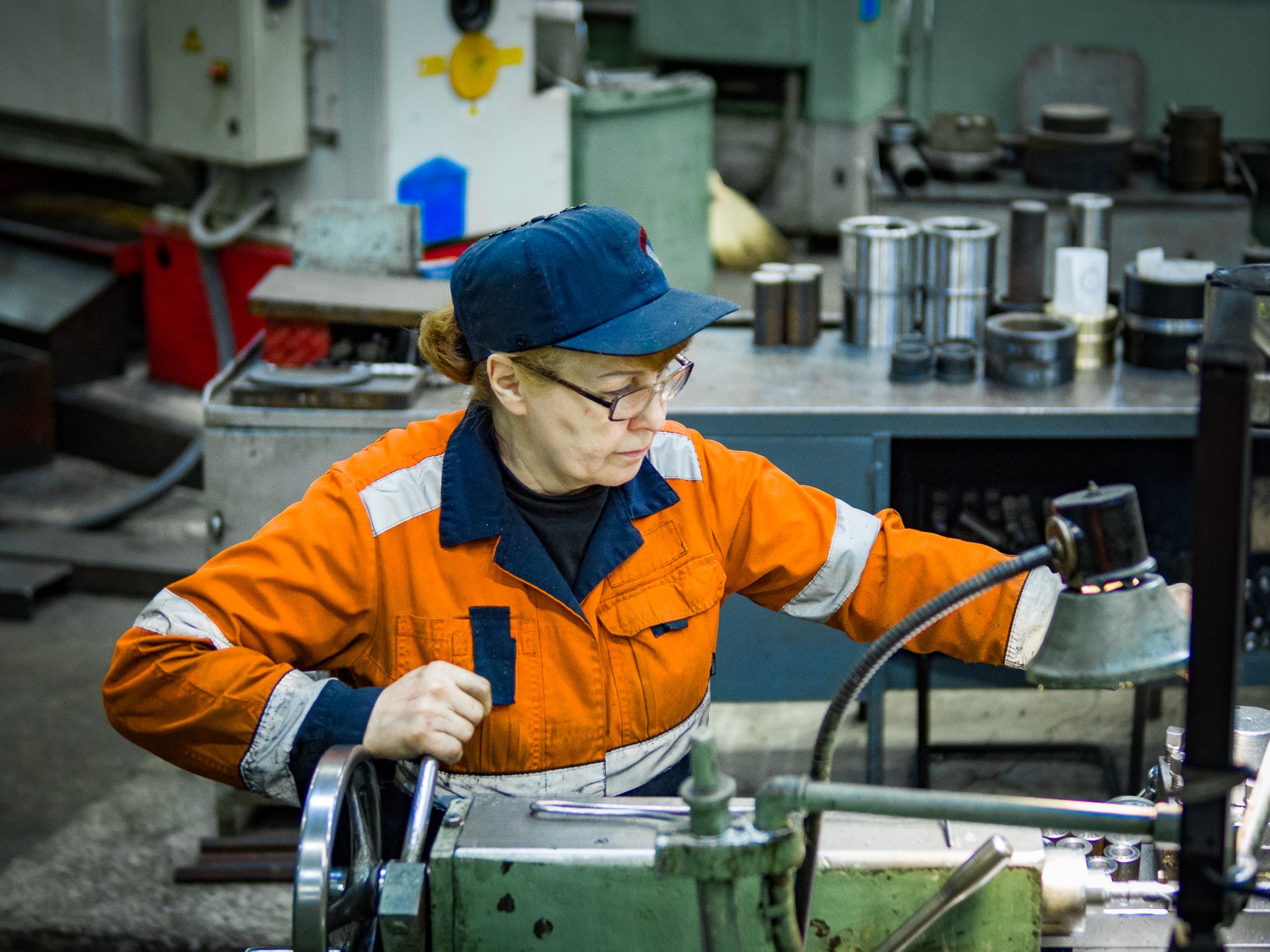 An employee of the Vorkuta Mechanical Plant.