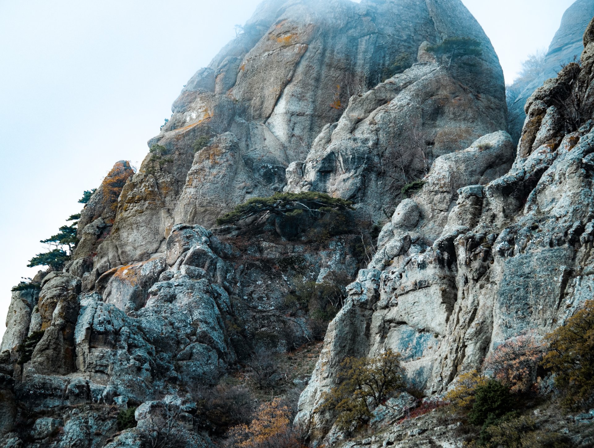 If you look closely at the reliefs, you can see bizarre images and faces.