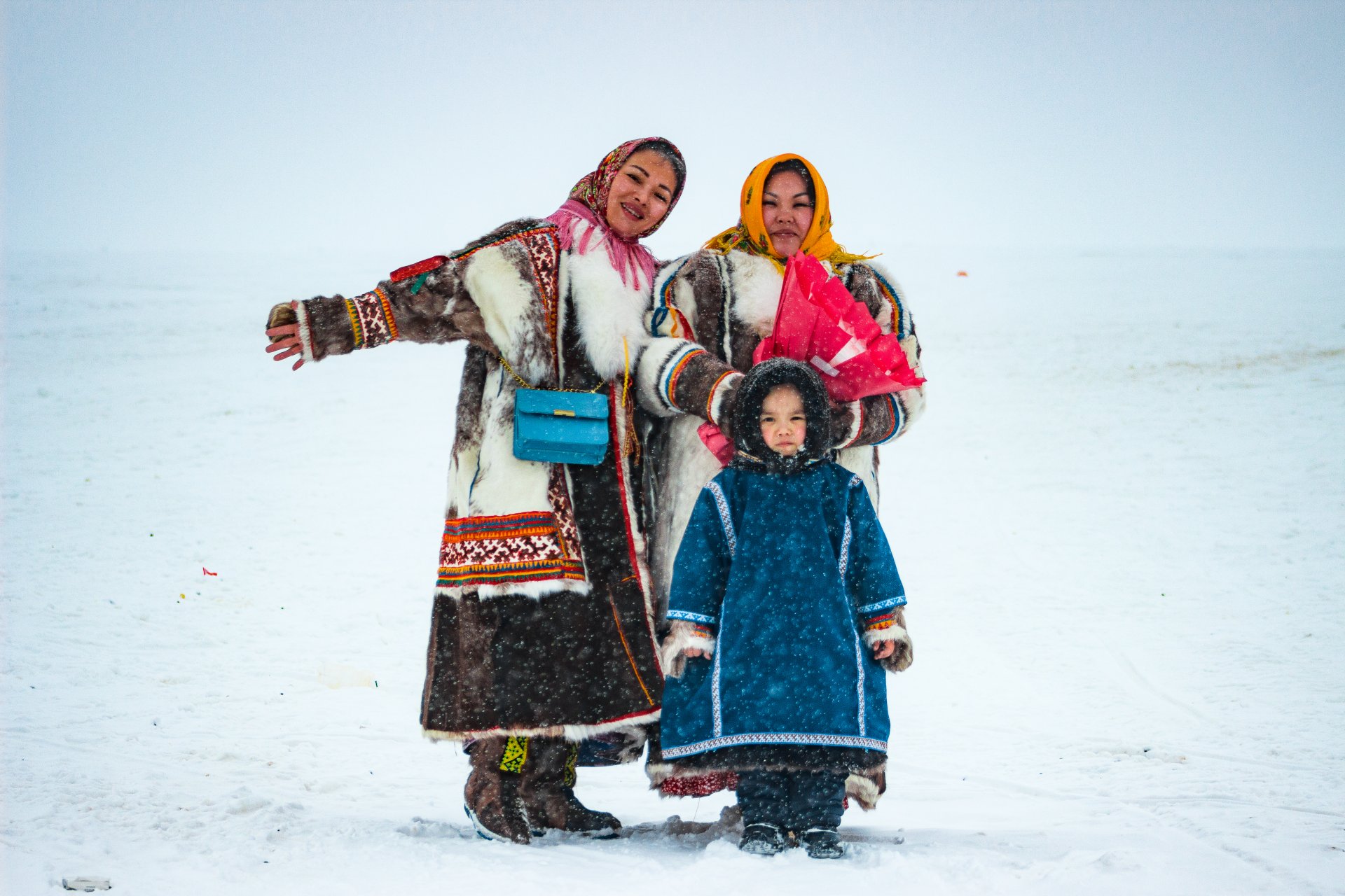 Reindeer herder’s family.