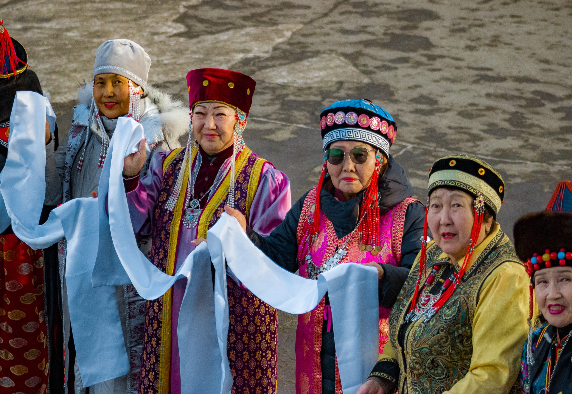 Buryat folklore ensemble "Ayanga". Ayanga in translation from Buryat is a melody. Irkutsk residents celebrate the Buddhist New Year (Sagaalgan).