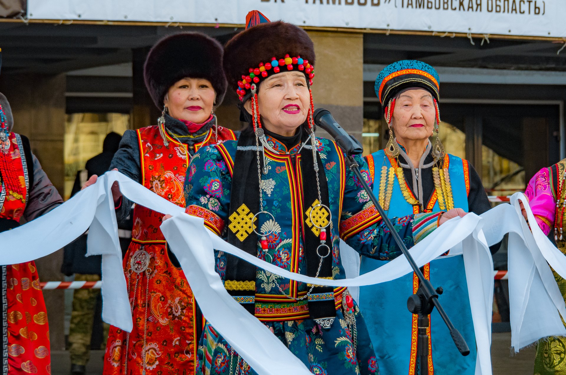 Buryat folklore ensemble "Ayanga". Ayanga in translation from Buryat is a melody. Irkutsk residents celebrate the Buddhist New Year (Sagaalgan).