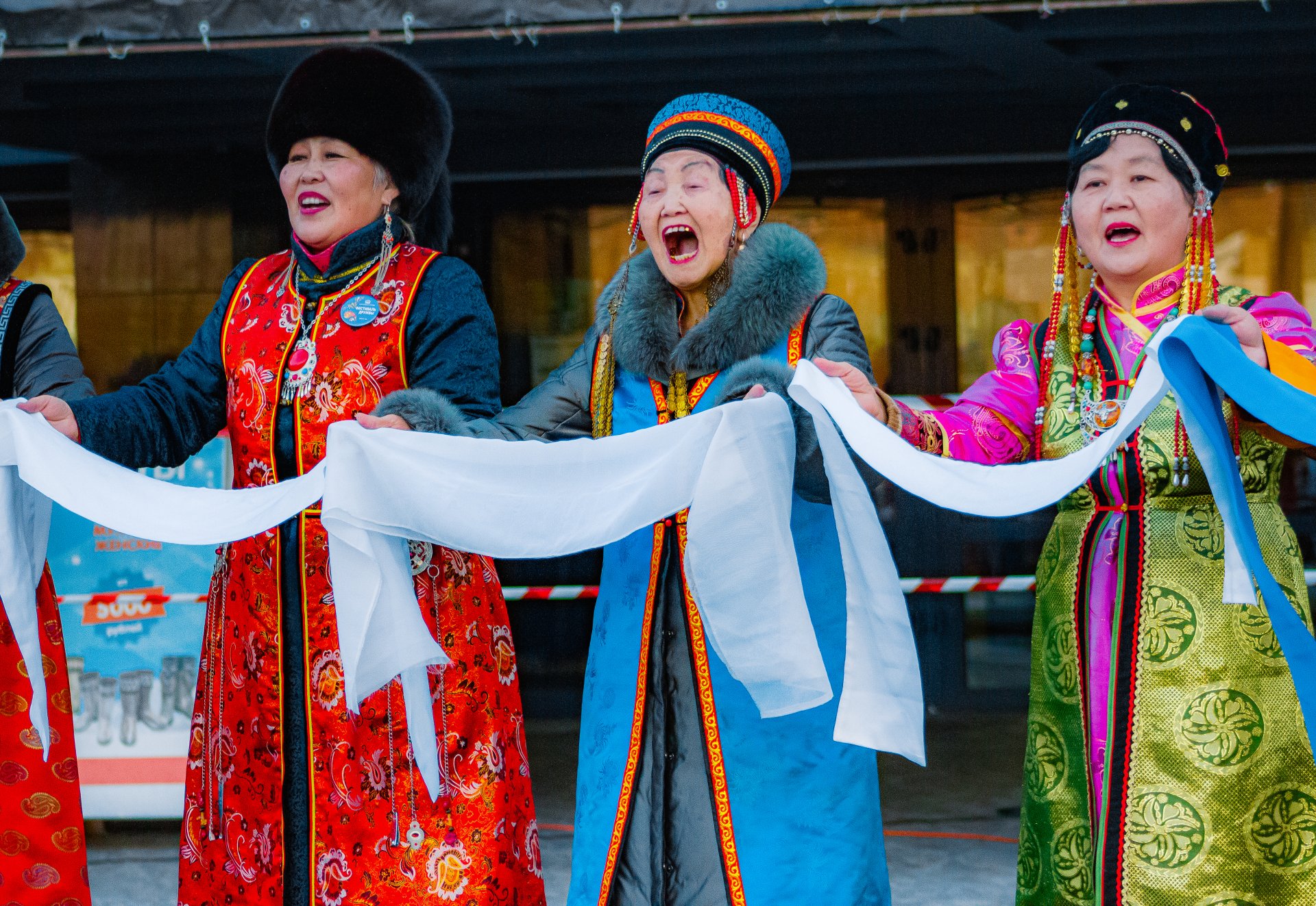 Buryat folklore ensemble "Ayanga". Ayanga in translation from Buryat is a melody. Irkutsk residents celebrate the Buddhist New Year (Sagaalgan).